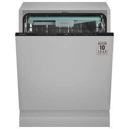 WEISSGAUFF Встраиваемая посудомоечная машина BDW 6135 D Inverter AutoOpen Timer Floor, полноразмерная, ширина 59.8см, полновстраиваемая, загрузка 14 комплектов, нержавеющая сталь