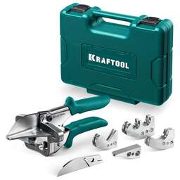 KRAFTOOL MC-12, для различных профилей из пластика и резины, с набором сменных губок, угловые ножницы (23372-12)