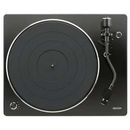 DENON Виниловый проигрыватель DP-450USB, частично автоматический, черный [dp450usbbkem]