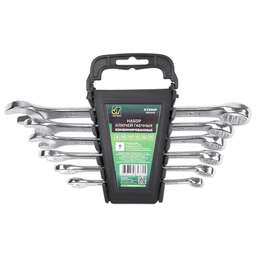 JUST TREND (JT) Набор ключей гаечных комбинированных на держателе (8-17 мм) (6 предметов) JT KJ3N6P