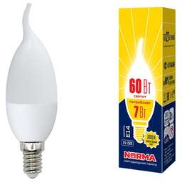 VOLPE LED-CW37-7W/NW/E14/FR/NR картон