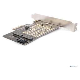 AgeStar AS-MC02 Переходник-конвертер для M.2 SATA SSD+M.2 NVME в PCIe 3.0