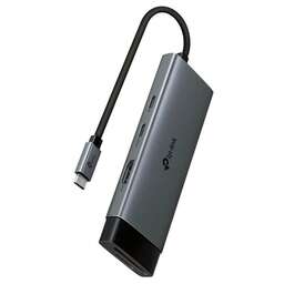 TP-LINK Хаб (разветвитель) UH7020C, серый