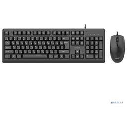 ACER Клавиатура + мышь OCC500 клав:черный мышь:черный USB (ZL.ACC11.00G)