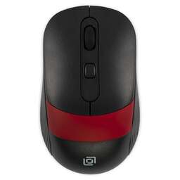 OKLICK Мышь беспроводная 310MW, радио, оптическая, USB, 3200dpi, черный и красный [1869093]