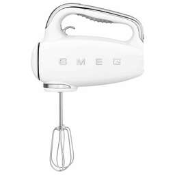 SMEG Миксер HMF01WHEU, ручной, белый и серебристый