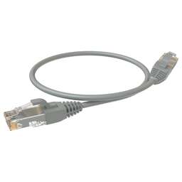 SYSMATRIX Патч-корд PC 4545.5EU26.03LSZHGY U/UTP RJ-45 вил.-вилка RJ-45 кат.5E 0.3м серый LSZH