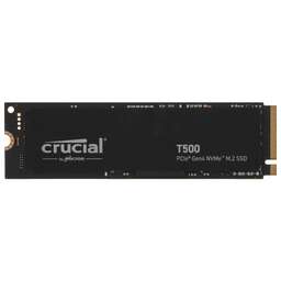 CRUCIAL Твердотельный накопитель SSD M.2 2280 500GB T500 Client SSD CT500T500SSD8 PCIe Gen4x4 with NVMe, 7200/5700, TLC, 300TBW