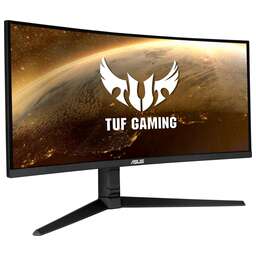 ASUS 34" Монитор TUF Gaming VG34VQL1B, 3440x1440, VA, 165Гц, 2хHDMI, 2хDP, изогнутый, темно-серый [90lm06f0-b01170]