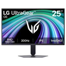 LG Монитор 24.4" UltraGear 25G523B-B черный IPS LED 16:9 HDMI матовая 1000:1 300cd 178гр/178гр 1920x1080 200Hz FreeSync Premium DP FHD 3.5кг