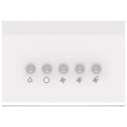 GORENJE Вытяжка козырьковая WHU529EW/M белый управление: кнопочное (1 мотор)
