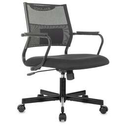 БЮРОКРАТ Кресло CH Balance-Low, на колесиках, сетка/ткань, черный [ch balance-low b]