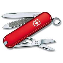 VICTORINOX Нож перочинный Classic (0.6203) 58мм 7функц. красный карт.коробка
