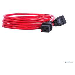ЦМО [Аксессуар] REM Шнур питания с фиксатором IEC 60320 C19/IEC 60320 C20, 16 А / 250 В (3 * 1,5), длина 3 м, красный R-16-Cord-C19-C20-3-Red