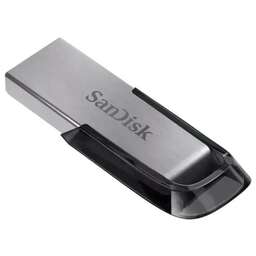 SANDISK Флешка USB Cruzer Ultra Flair 32ГБ, USB3.0, серебристый и черный [sdcz73-032g-g46]
