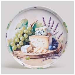 AGNESS ПОДНОС СЕРВИРОВОЧНЫЙ "GOURMET FEAST" 33*2,1 СМ 898-245