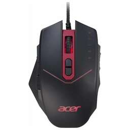 ACER Мышь Nitro NMW120, игровая, оптическая, проводная, USB, черный и красный [gp.mce11.01r]