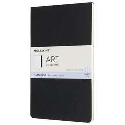 MOLESKINE Блокнот Art Soft, 48стр, мягкая обложка, черный [artskpad3]