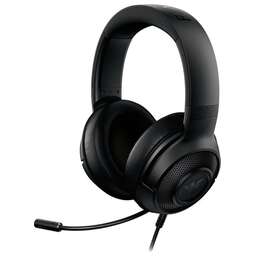 RAZER Гарнитура игровая Kraken X Lite, для компьютера и игровых консолей, мониторные, проводные, черный [rz04-02950100-r381]