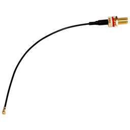 MIKROTIK Кабель ACSMAUFL solid Cu 0.13м черный outdoor U.fl (m)-SMA (f)