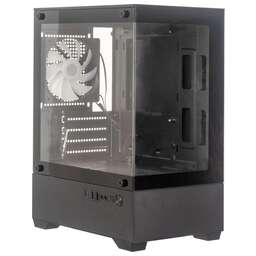 ACCORD Корпус ACC-ZCU2B черный без БП mATX 5x120mm 2xUSB2.0 1xUSB3.0 audio bott PSU
