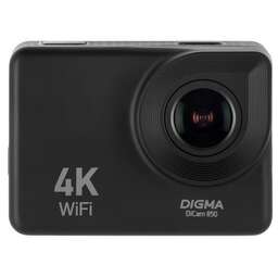 DIGMA Экшн-камера DiCam 850 4K, WiFi, черный [dc850]
