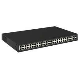 OSNOVO Коммутатор SW-64822(700W) (L2) 50x100Мбит/с 2xКомбо(1000BASE-T/SFP) 48PoE 700W неуправляемый