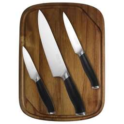 RONDELL Набор ножей кухон. Stolz RD-1773 компл.:4предм. разд.дос. черный блистер