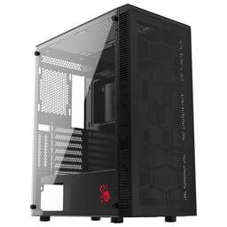BLOODY Корпус ATX BD-CC115, Midi-Tower, без БП, черный [bd-cc115-bk]