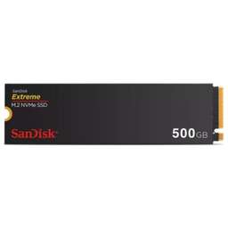 SanDisk внутренний твердотельный накопитель 500Гб Extreme M.2 NVMe PCIe Gen 4.0. Цвет: черный
