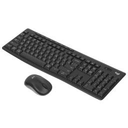 LOGITECH Клавиатура + мышь MK370 клав:черный мышь:черный/черный USB беспроводная BT Multimedia (920-012082)