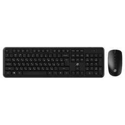 OKLICK Комплект (клавиатура+мышь) S277W, USB, беспроводной, с гравировкой, черный [2066172]