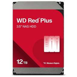 WD Жесткий диск Red Plus 120EFGX, 12ТБ, HDD, SATA III, 3.5"