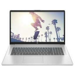 HP Ноутбук 17-cp2172ng 17.3", IPS, AMD Ryzen 5 7520U 2.8ГГц, 4-ядерный, 8ГБ LPDDR5, 512ГБ SSD, AMD Radeon 610M, FreeDOS, серебристый [9w1x8ea]