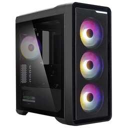 ZALMAN Корпус MiniTower M3 PLUS RGB black (mATX, без БП, RGB, 2xUSB2.0 Type-A + 2xUSB3.2 Type-A) ( M3 Plus RGB)