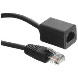 BURO Патч-корд BU-C5EXTND-2M-B UTP cat.5E 2м черный RJ-45 (m)-RJ-45 (f)