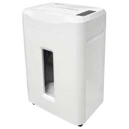 OFFICE KIT Шредер S225 1,9х12 белый (секр.P-5) фрагменты 18лист. 35лтр. скобы пл.карты CD