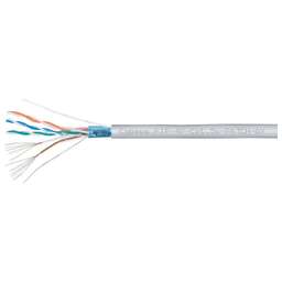 CABEUS Кабель информационный FTP-4P-CAT.5E-PATCH-GY кат.5E F/UTP 4 пары PVC внутренний 305м серый