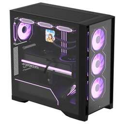 FORMULA Корпус Air Power G8 черный без БП ATX 8x120mm 6x140mm 2xUSB3.0 audio bott PSU