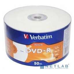 VERBATIM Диск 4.7Gb 16x bulk (50шт) Printable (43793)
