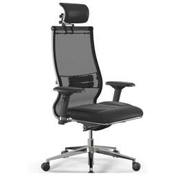 МЕТТА Кресло Samurai SL-3, на колесиках, сетка, черный/черный [z23.3.5.109]