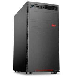 IRU Компьютер Planio 320A5SEV AMD Ryzen 5 3400G, DDR4 16ГБ, 256ГБ SSD, AMD Radeon Vega 11, FreeDOS, черный