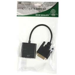 NINGBO Переходник DVI DVI-D (m) - VGA (f), GOLD , 0.23м