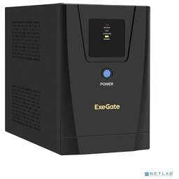 Exegate EX292797RUS ИБП ExeGate SpecialPro UNB-1500.LED.AVR.2SH.3C13 <1500VA/950W, LED, AVR, 2*Schuko+3*C13, съемн.кабель, металлический корпус, Black>