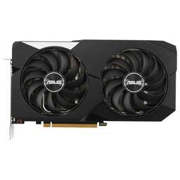 ASUS Видеокарта PCI-E 4.0 DUAL-RX6650XT-O8G AMD Radeon RX 6650XT 8Gb 128bit GDDR6 2447/17500 HDMIx1 DPx3 HDCP Ret