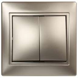 SMARTBUY (SBE-01c-10-SW2-0-c) Венера, 2-клавишный,шампань