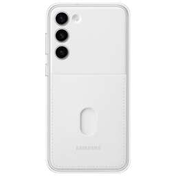 SAMSUNG Чехол (клип-кейс) Frame Case, для Galaxy S23+, белый [ef-ms916cwegru]