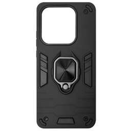 BORASCO Чехол (клип-кейс) Anti-Shock case, для Xiaomi Redmi Note 14 4G, противоударный, черный [74412]