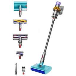 DYSON Вертикальный пылесос (handstick) V15S (SV47) DT Submarine, 660Вт, желтый/никель [448798-01]