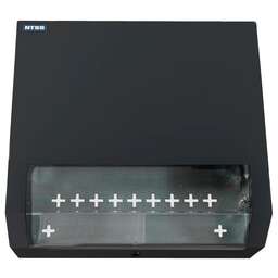 NTSS Шкаф коммутационный ( -SOHO5U-BL) настенный 5U 520x140мм пер.дв.стекл несъемн.бок.пан. 80кг черный 11кг 480мм IP20 металл